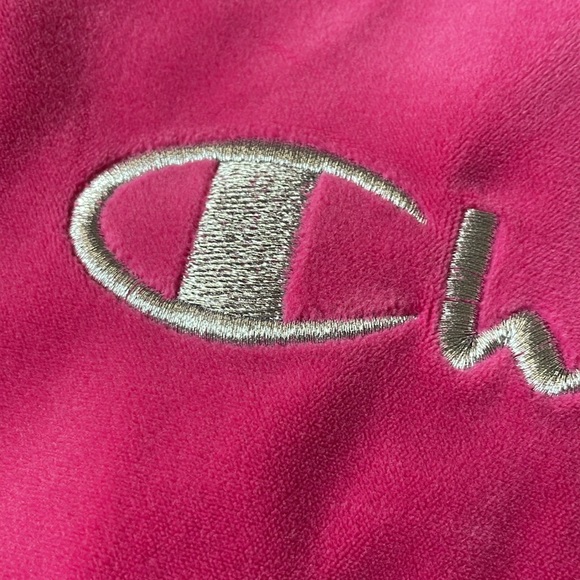 + CHAMPION + Velvet Hooded Sweatshirt - Picture 5 of 8